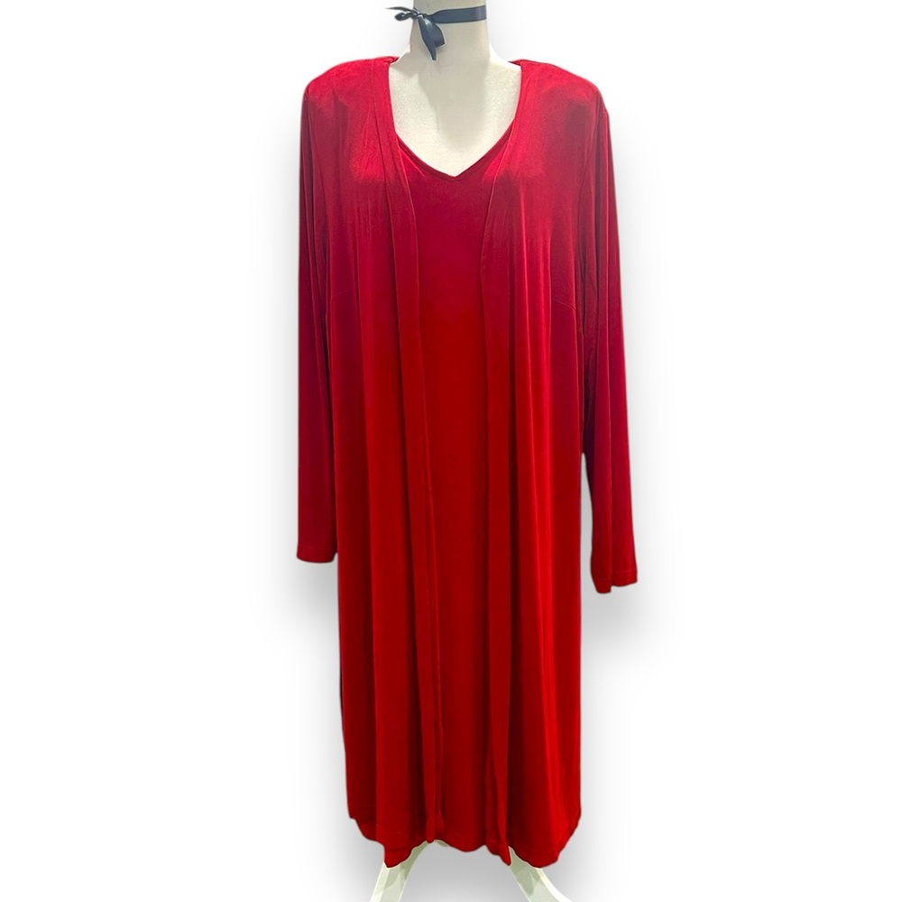 Coldwater Creek 2 Piece Dress w/Overcoat